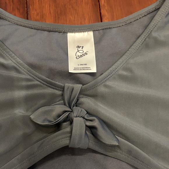 art class Long-Sleeve One-Piece Swim with Multicolor Stripes - Picture 2 of 4